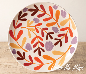 Oxford Valley Fall Floral Charger