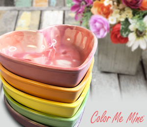 Oxford Valley Candy Heart Bowls
