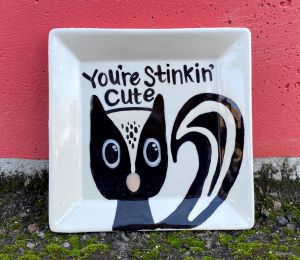 Oxford Valley Raccoon Plate