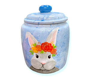 Oxford Valley Watercolor Bunny Jar