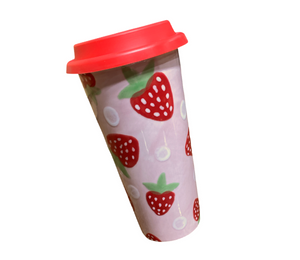 Oxford Valley Strawberry Travel Mug