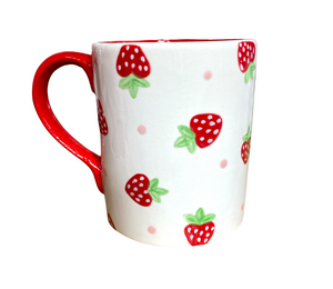Oxford Valley Strawberry Dot Mug