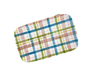Oxford Valley Fall Plaid Plate
