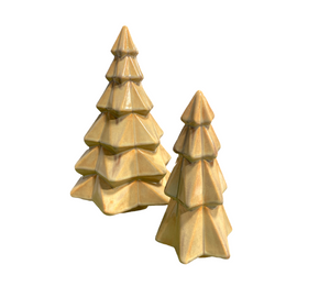 Oxford Valley Rustic Glaze Faceted Trees