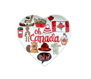 Oxford Valley Canada Heart Plate