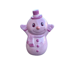 Oxford Valley Pink-Mas Snowman