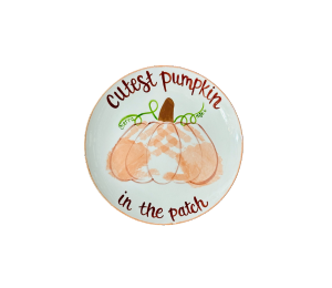 Oxford Valley Cutest Pumpkin Plate