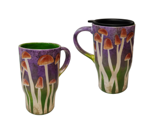 Oxford Valley Mushroom Mugs